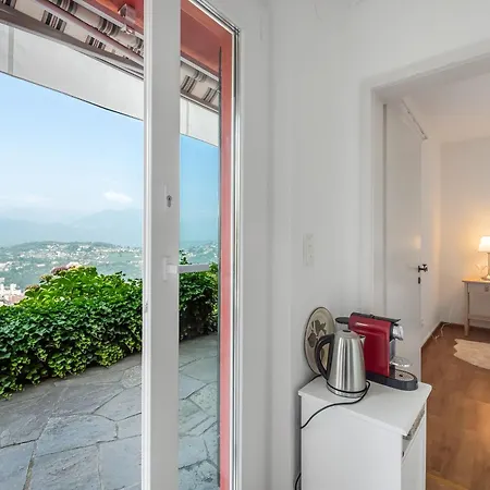 Family - Casa Nido With Panoramicterrace - Happy Ferienhaus Lugano